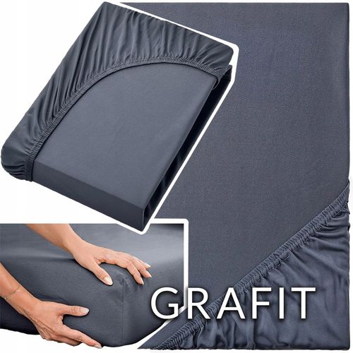 Prześcieradło 100% Bawełna CZESANA 200x200 + 30cm z GUMKĄ na wysoki na Arena.pl