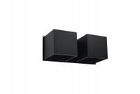 Kinkiet QUAD 2 czarny Sollux Lighting SL.0657