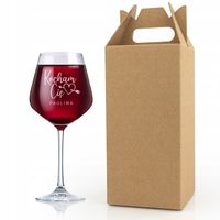 KIELISZEK do WINA z GRAWEREM XXL 860 ml WALENTYNKI