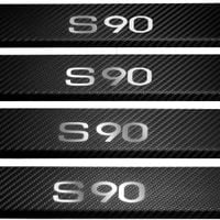 Listwa progowa VOLVO S90 MK2 Stal nierdzewna 304 carbon 4szt