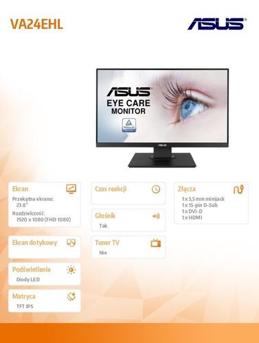 Monitor 23.8 cali VA24EHL na Arena.pl