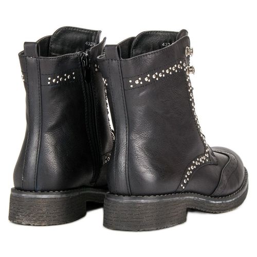 Wiązane czarne workery r.41 na Arena.pl