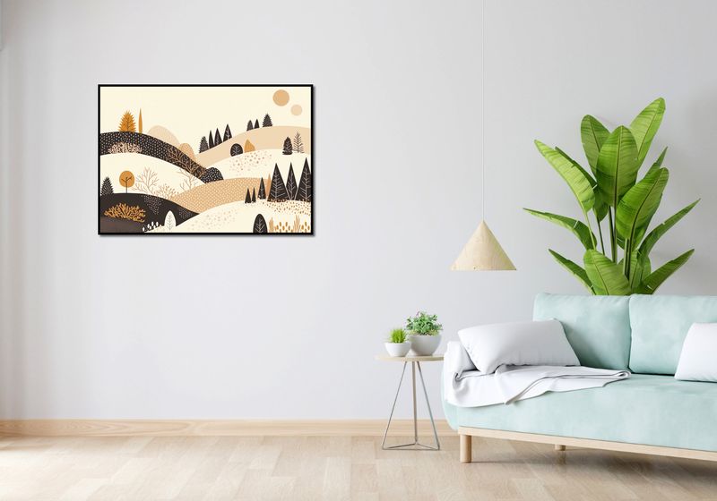 Plakat 100x70cm Jesień w Wzgórzach zdjęcie 4