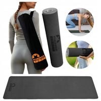 MATA DO ĆWICZEŃ JOGI FITNESS PILATESU TRENINGOWA KARIMATA + TORBA