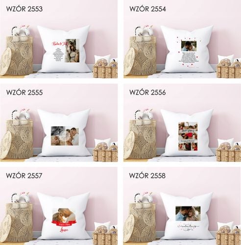 Poduszka z nadrukiem PREZENT na WALENTYNKI na Arena.pl