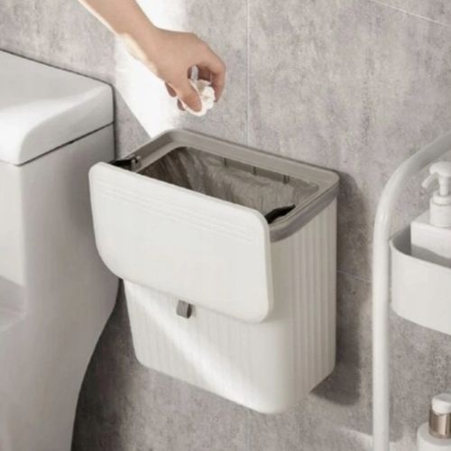 Kosz Na Śmieci Wiszący Wolnostojący Na Szafkę Front Samoprzylepny Biały 7L na Arena.pl