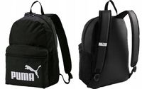PLECAK PUMA WODOODPORNY SZKOLNY SPORTOWY TURYSTYCZNY NA WYCIECZKI CZARNY 22