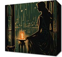 Obraz 30x30cm Nocne Szeptanie