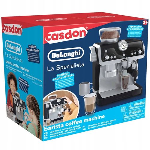 EKSPRES DO KAWY DLA DZIECI ZABAWKOWY DELONGHI CASDON + GRATIS TOSTER KUBKI na Arena.pl