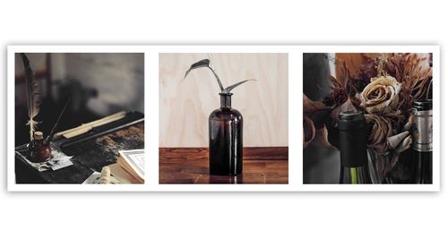 OBRAZ PANORAMICZNY Martwa natura zestaw na Arena.pl