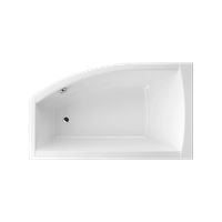 Magnus wanna narożna 160x95 cm lewa, bialy połysk