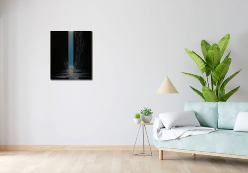 Obraz 50x60cm Wodospad Światła na Arena.pl