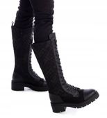 XTI kozaki damskie za kolano płaski obcas rozmiar 36