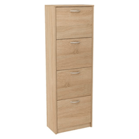 Szafka na buty do przedpokoju, Classic, 50x28x152 cm, sonoma| TYLETEGOTU