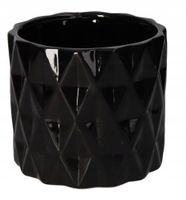 DONICZKA OSŁONKA CERAMICZNA NOWOCZESNA CZARNA