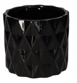 DONICZKA OSŁONKA CERAMICZNA NOWOCZESNA CZARNA