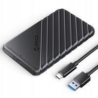 2 x Obudowa dysku 2,5" USB-C 3.1 SATA czarna
