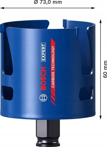 BOSCH PIŁA OTWORNICA 73MM EXPERT CONSTRUCTION na Arena.pl