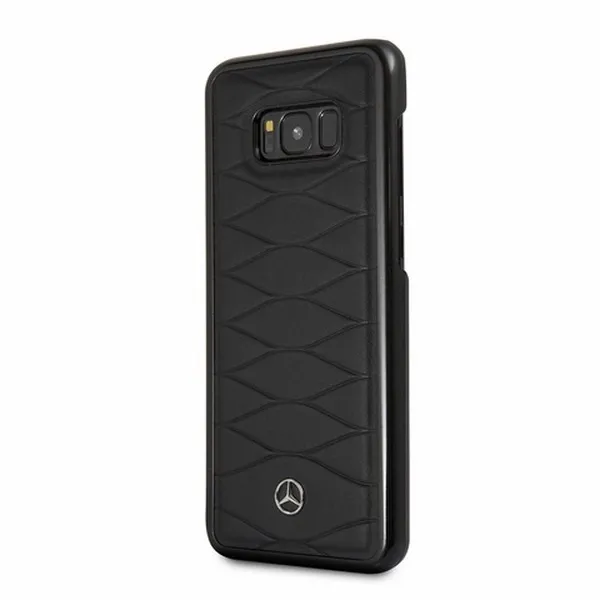Etui Mercedes Pattern Line na Samsung Galaxy S8 Plus - czarne zdjęcie 1