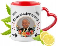 Kaczyński Czerwony Z Uszkiem W Kształcie Serca Na Prezent