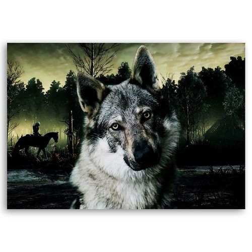 Deco Panel, Wilk na bagnach 70x50 na Arena.pl