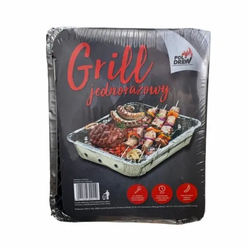 Grill węglowy Pol-Drew 30 x 20 cm na Arena.pl