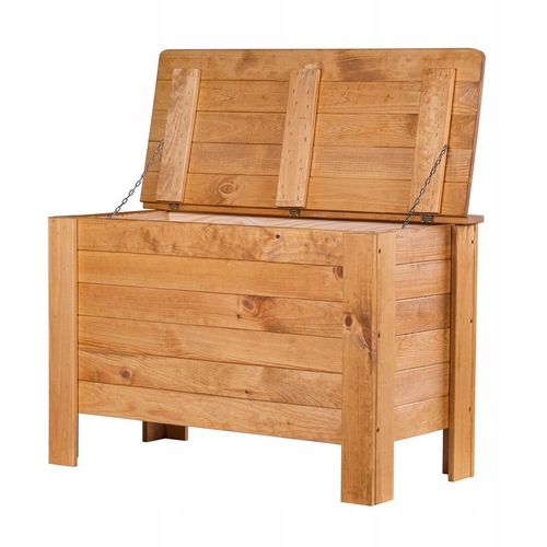 Skrzynia drewniana ogrodowa kufer na Arena.pl
