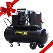 KOMPRESOR ŚRUBOWY 5,5kW 200L SPRĘŻARKA Z FALOWNIKIEM VIBER-AIR INV5.5-200S