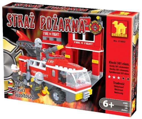 KLOCKI STRAŻ 21602 Wóz strażacki 301 elementów na Arena.pl
