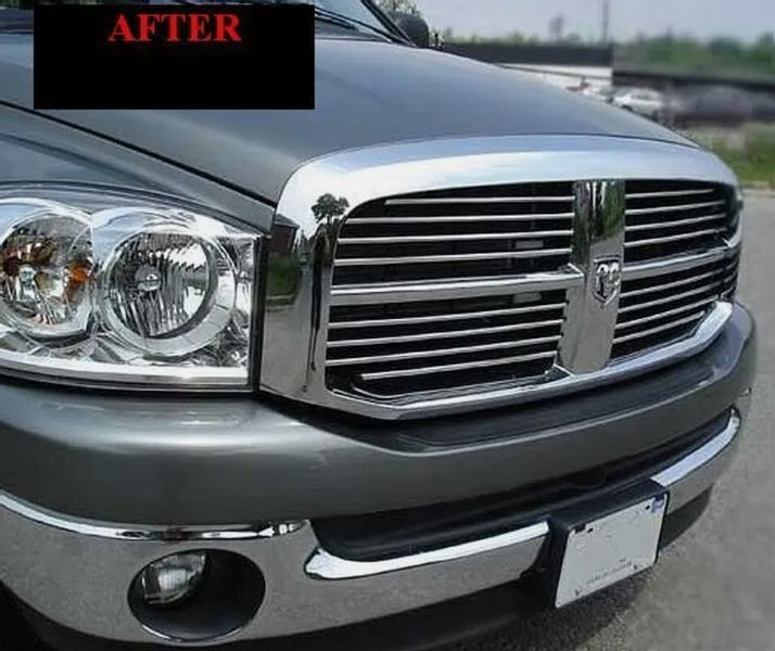 2003-2011 DODGE RAM - LIstwy chrom grill chromowan zdjęcie 3