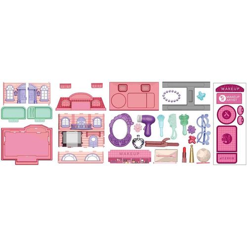 Toaletka - domek 2w1 Diy 25x19,5x41,5 cm na Arena.pl