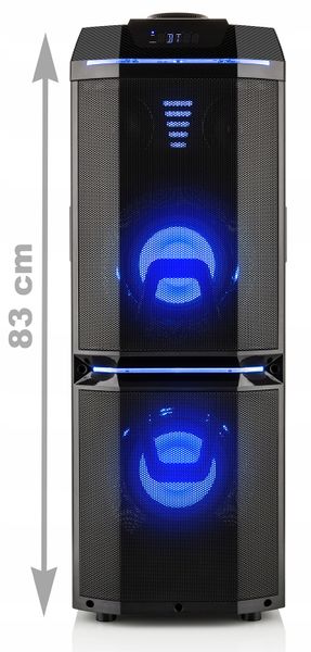 Głośnik Bluetooth 160W USB AUX wysokość 83cm zdjęcie 6
