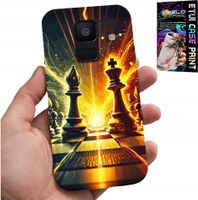 ETUI DO SAMSUNG A6 2018 - SZACHY SZACHOWNICA, DLA SZACHISTY PIONEK