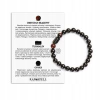 Bransoletka Arsil Męska - Kamienie Naturalne - Znak Zodiaku - Skorpion