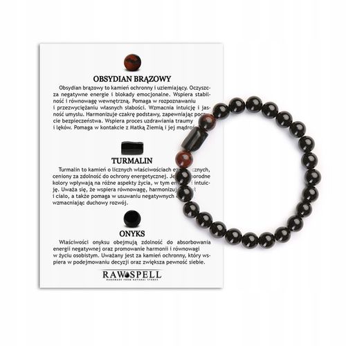 Bransoletka Arsil Męska - Kamienie Naturalne - Znak Zodiaku - Skorpion na Arena.pl