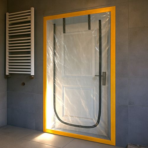 KURTYNA PRZECIWPYŁOWA Drzwi Remontowe Budowlane Z ZAMKIEM BŁYSKAWICZNYM na Arena.pl