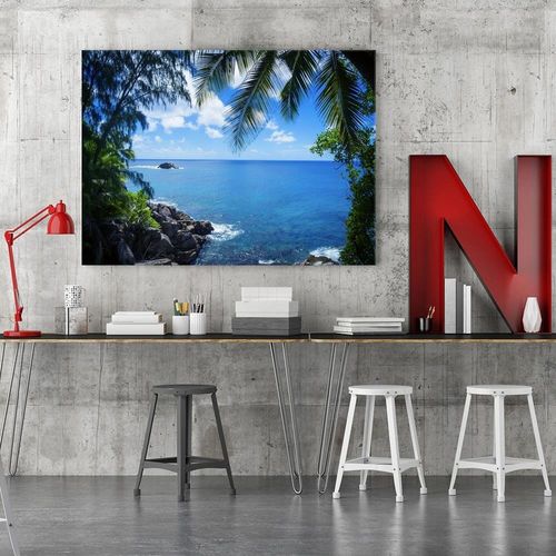 Obraz na płótnie - Canvas, Skała w morzu 4 60x40 na Arena.pl