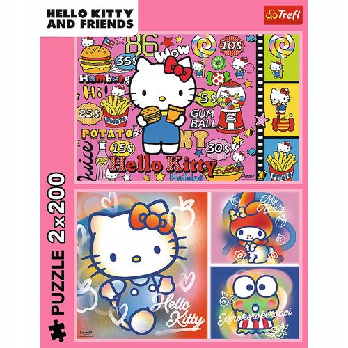 puzzle 2x200 hello kitty i przyjaciele 13336 na Arena.pl