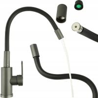 BATERIA KUCHENNA ELASTYCZNA WYLEWKA 360° KRAN GIĘTKA WYLEWKA ZLEWOZMYWAK