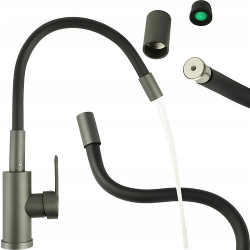 BATERIA KUCHENNA ELASTYCZNA WYLEWKA 360° KRAN GIĘTKA WYLEWKA ZLEWOZMYWAK na Arena.pl