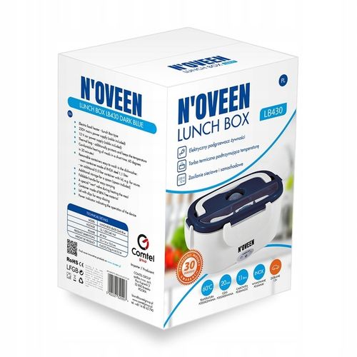 ELEKTRYCZNY LUNCH BOX POJEMNIK TERMOS OBIADOWY 230V 12V 24V + TORBA na Arena.pl