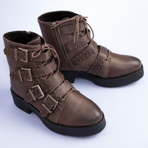 BRĄZOWE BOTKI WORKERY Rozmiar - 40 na Arena.pl