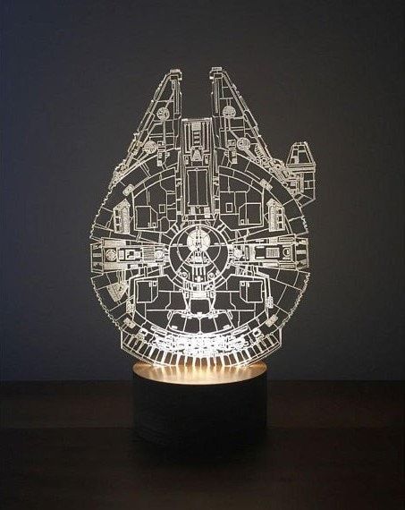 Lampka nocna 3D z akrylu dla dzieci i dorosłych zdjęcie 1