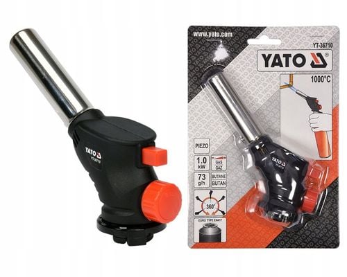 PALNIK GAZOWY YATO Z PIEZO + 4 GAZY KARTUSZ ELICO na Arena.pl