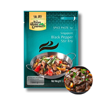 Pasta Singapore Black Pepper Stir Fry Asian Home Gourmet przyprawa 50g