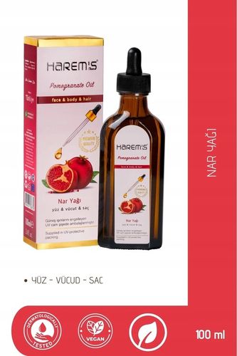 Olejek z Pestek Granatów do Twarzy, Włosów i Ciała serum 100ml HAREM'S na Arena.pl