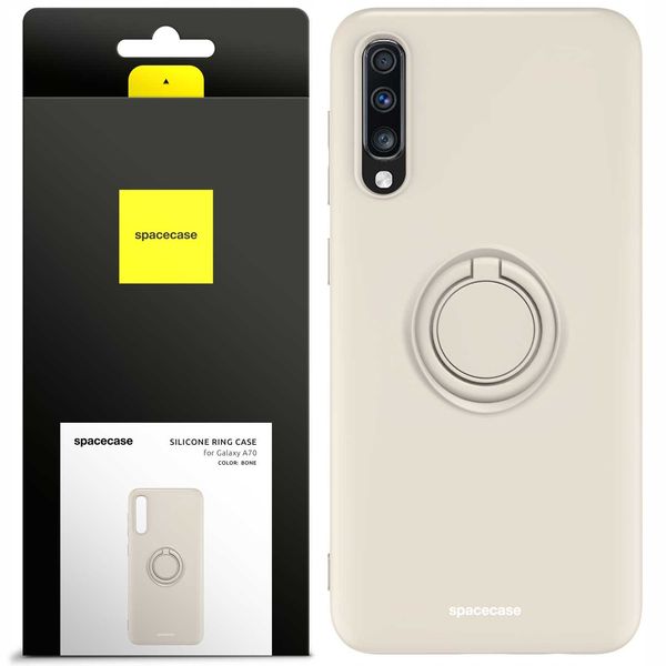 Spacecase Silicone Ring Galaxy A70 Bone zdjęcie 1