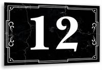 Tabliczka Tablica ADRESOWA ALUMINIOWA Numer domu posesji cyfry ulica 20x15