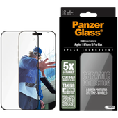 panzerglass ceramic screen protector iphone 16 pro max, ultra-wide fit