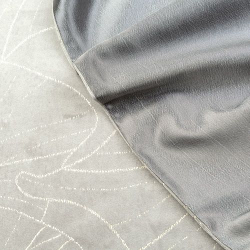 Bieżnik dekoracyjny/ szarfa BLINK-18 35x180 srebrny w lilie wodne na Arena.pl